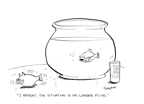 "I repeat, the situation is no longer fluid."