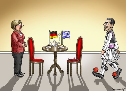 Tsipras and Merkel