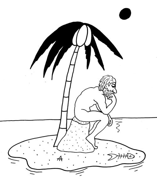 A Thinker on a Desert Island
