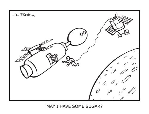 "May I have some sugar?"