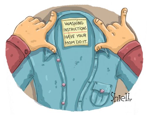 Washing Instructions: Have Your Mom Do It.