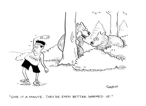 "Give it a minute. They're even better warmed up."