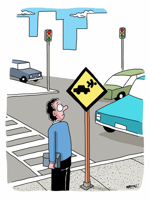 Truth in Crosswalk signs.
