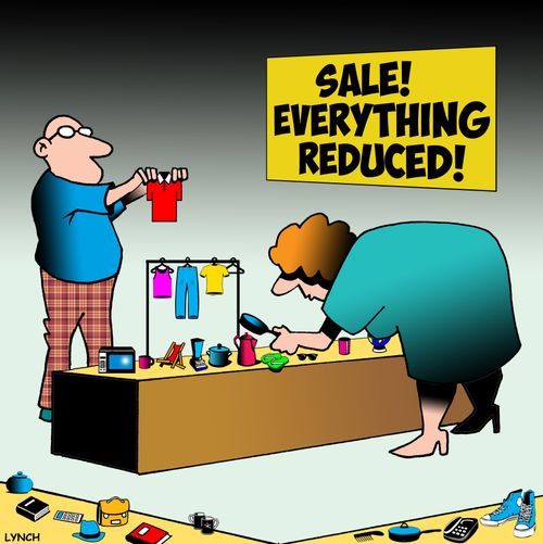 Sale! Everything Reduced!