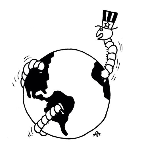 Uncle Sam the maggot