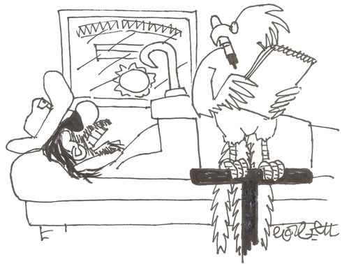 Pirate has parrot for psychiatrist