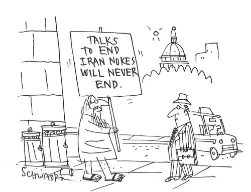 Talks To End, Iran Nukes Will Never End.