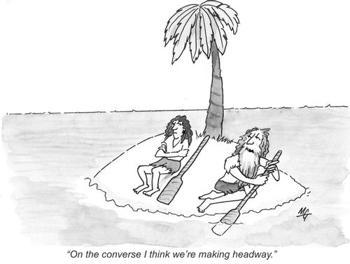 "On the converse I think we're making headway."