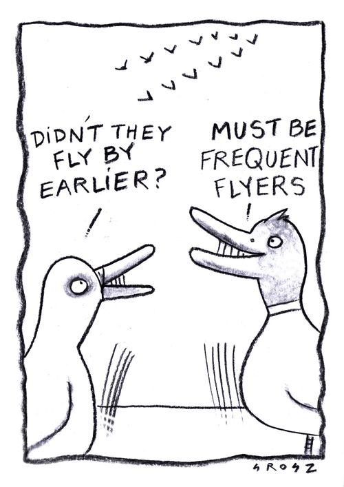 "Didn't they fly by earlier?"