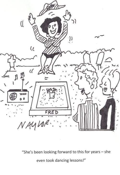 "She's been looking forward to this for years - she even took dancing lessons!"
