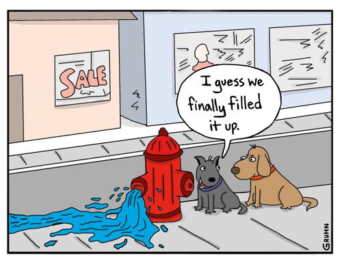 "I guess we finally filled it up."