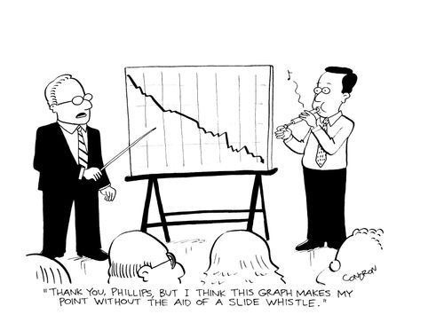 "Thank you, Phillips, but I think this graph makes my point without the aid of a slide whistle."