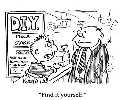 "Find it yourself!"