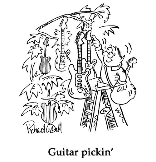 Guitar pickin'