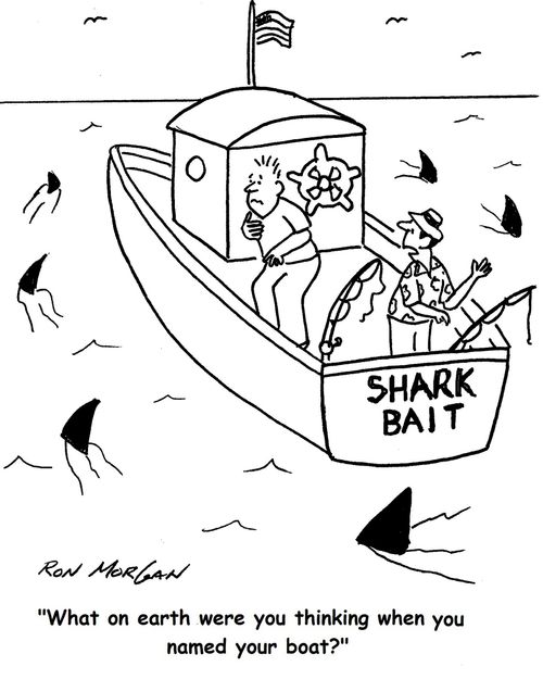 "What on earth were you thinking when you named your boat?"