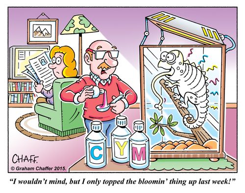 "I wouldn't mind, but I only topped the bloomin' thing up last week!"