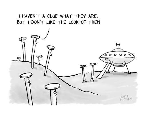!I haven't a clue what they are, but I don't like the look of them."