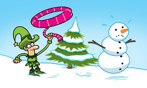 Hunting snowmen