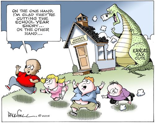 "On the one hand, I'm glad they're cutting the school year short...on the other hand..."