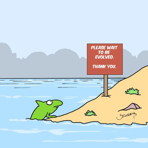 Please Wait To Be Evolved - Thank You.