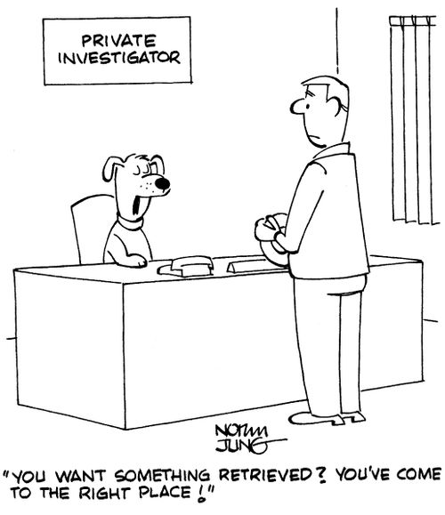 "You want something retrieved? You've come to the right place!"