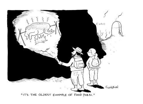 "It's the oldest example of food porn."