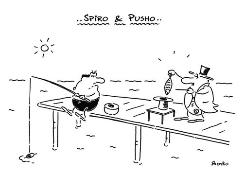Spiro & Pusho: The Musician Fishing's Trip