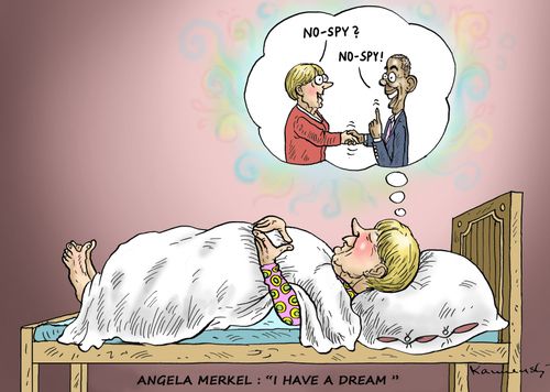 Angela Merkel: "I have a dream."