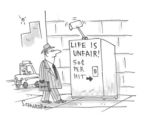Life is unfair 50 cent per hit.