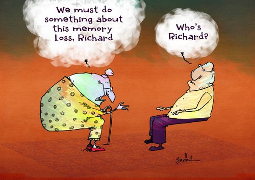 "We must do something about this memory loss, Richard."