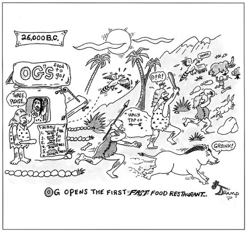 Of opens the first fast food restaurant...