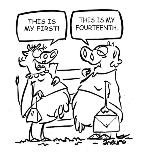"This is my first!"