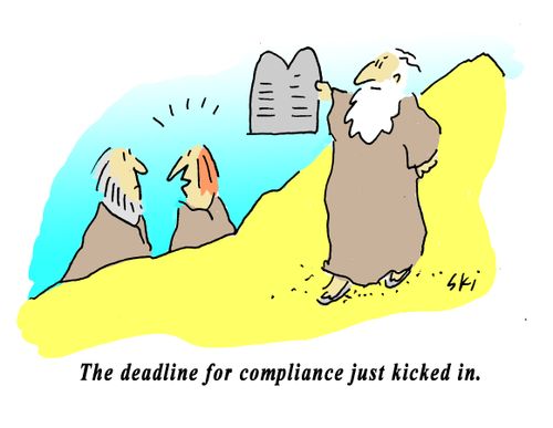 "The deadline for compliance just kicked in."