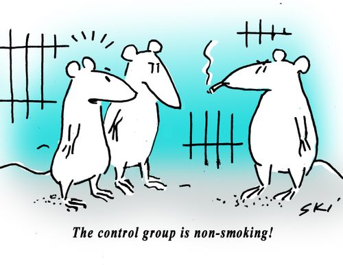The control group is non-smoking!