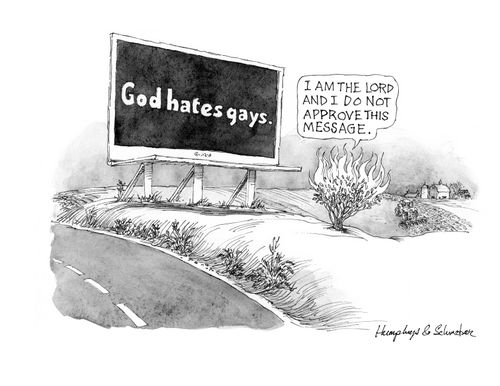  "I am the Lord and I do not approve this message."