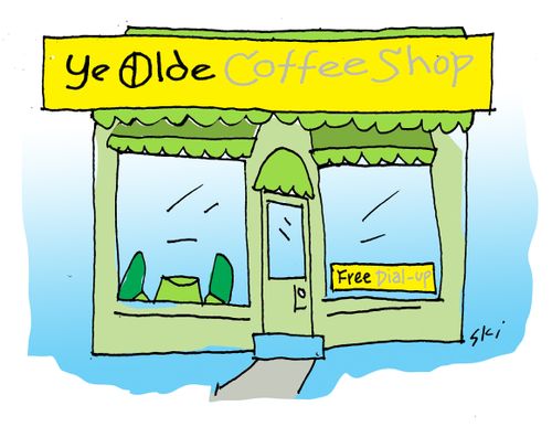 Ye Olde Coffee Shop - Free Dial-up