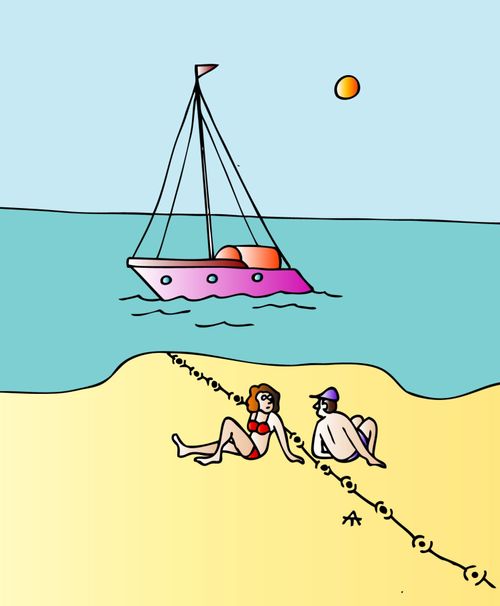 Segregated Beach