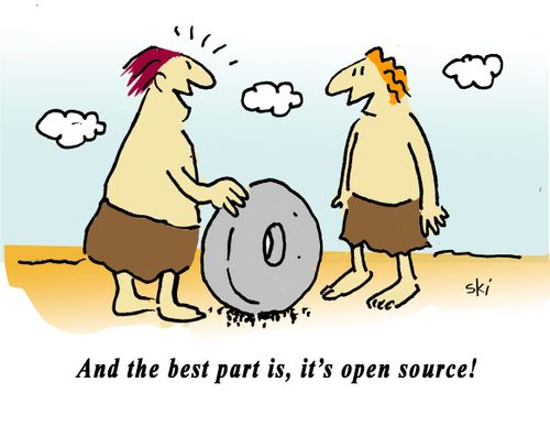 "And the best part is, it's open source!"