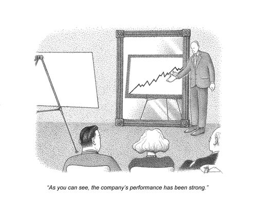 "As you can see, the company's performance has been strong."