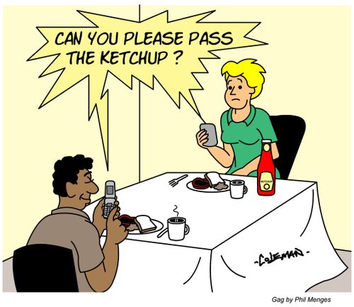 Text Message Please Pass The Ketchup