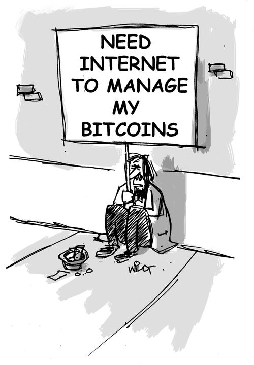 Need Internet To Manage My Bitcoins