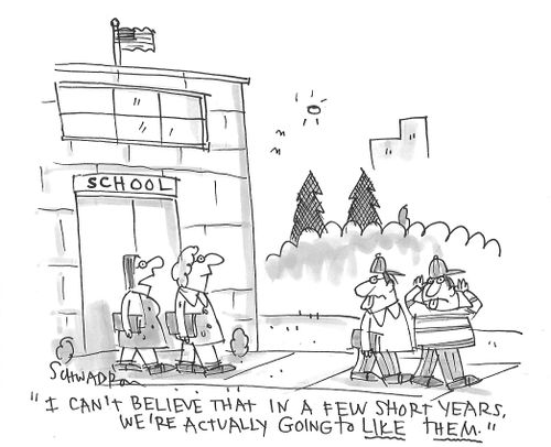"I can't believe that in a few short years we're actually going to like them."