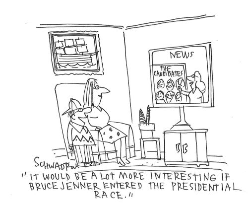 "It would be a lot more interesting if Bruce Jenner entered the presidential race."