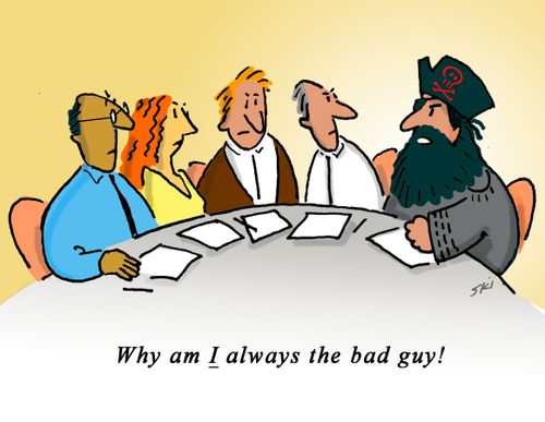 "Why am I always the bad guy?"
