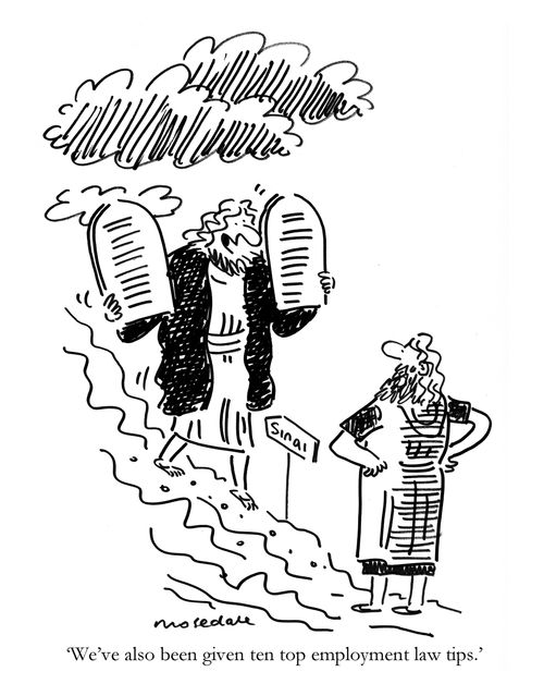 "We've also been given ten top employment law tips."