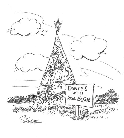 Wigwam Sign: Dances with Real Estate