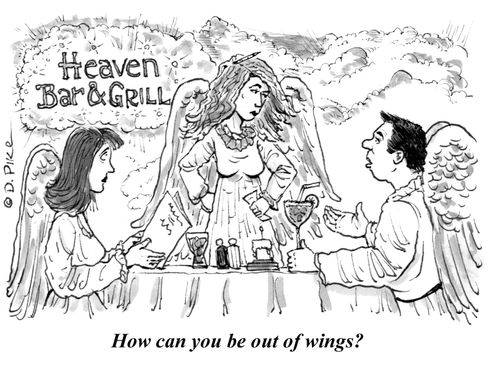 "How can you be out of wings?"