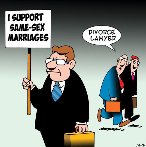 I support same-sex marriage.
