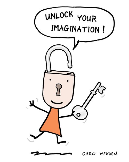 "Unlock your imagination."