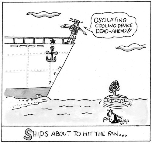 Ships about to hit the fan....